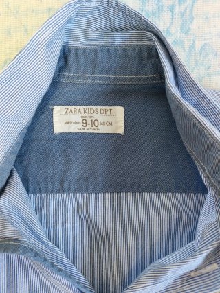 Camisa Zara Kids Talla 9