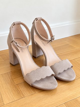 Sandalias de tacón Graceland beige Talla 39