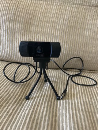 Webcam Krom Kam Full HD 1080p con Trípode