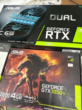 Lote 2 Tarjetas Gráficas ASUS (Para reparar)