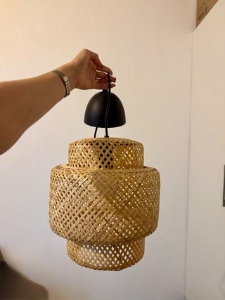 Lámpara de ratán SINNERLING - IKEA
