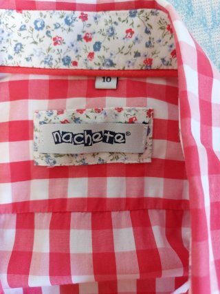 Camisa Nachete de Cuadros Talla 10