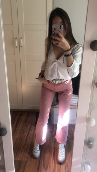 Camisa Blanca Pull&Bear Talla S