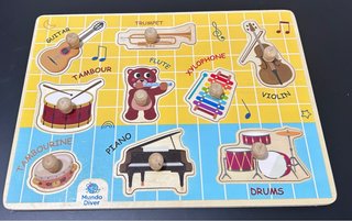 Puzzle de Madera Instrumentos Musicales