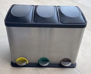 Cubo de Reciclaje 3 Compartimentos 15x3=45L