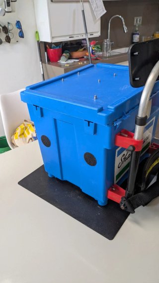 Cajón de Pesca Shakespeare con Espaldera