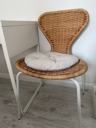 Silla de mimbre Ikea