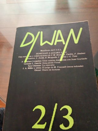 Revista Diwan 2 y 3 homenaje a Lezama Lima