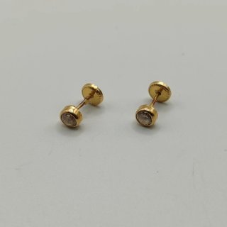 00849 Pendientes de Oro 18k con Piedra