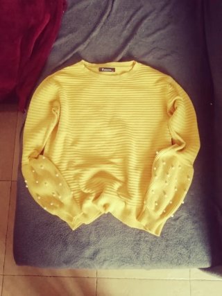 Jersey Amarillo con Perlas