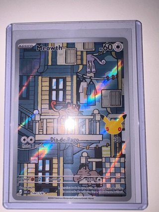 Carta Pokémon Meowth 30 Aniversario