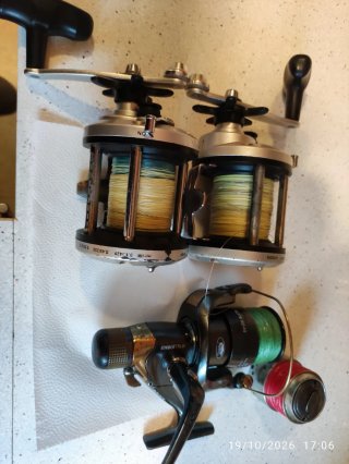 Lote de 3 Carretes de Pesca