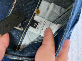 Pantalón vaquero azul  Española talla 10 rectos