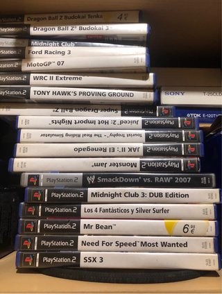 Lote de 18 Cajas Vacías PlayStation 2