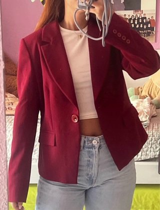 Americana de Mujer Granate