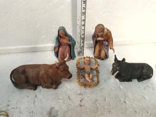 Set 5 Personaggi Presepe Landi