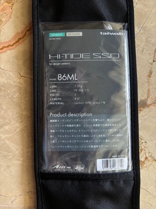 Caña de Pescar Tailwalk Hi Tide SSD 86ML