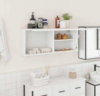 Mueble de Pared Blanco con Puerta Abatible