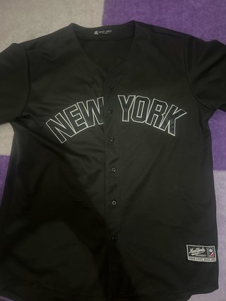 Camiseta de béisbol Area Zero negra