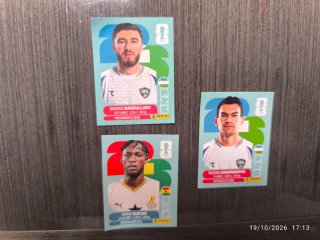 Lote 25 Cromos Mundial Fútbol Panini