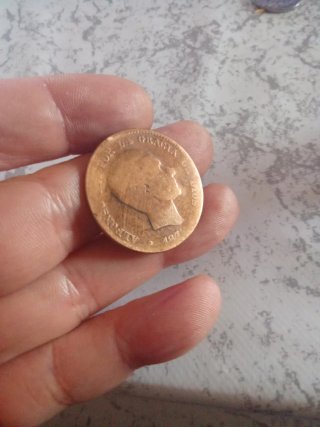 Moneda 10 Céntimos Alfonso XII 1878