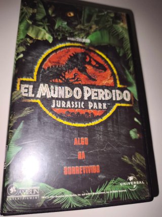 VHS El Mundo Perdido: Jurassic Park