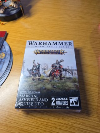 Warhammer Marshal Ashfield and Squire Udo