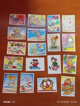 166 Cromos Panini Garfield 1996 (Ver Fotos)