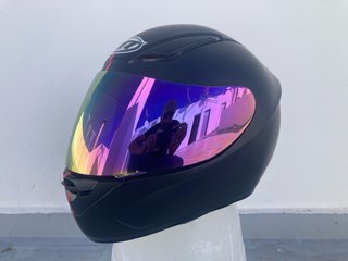 Casco de moto MT negro talla M