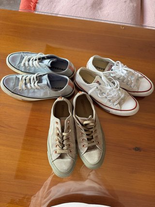 3 Pares de Zapatillas Converse