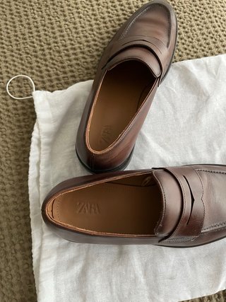 Mocasines Zara Marrones