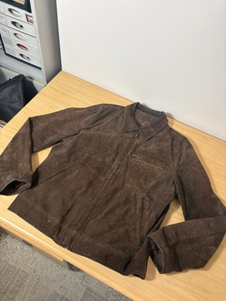 Chaqueta Ante / Piel Genuina Springfield Vintage M