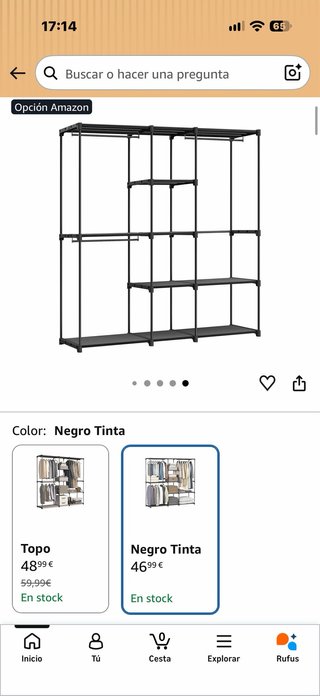 Armario Abierto para Vestidor