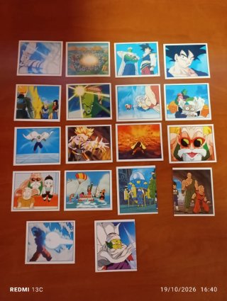 Lote de 18 Cromos Dragon Ball 1993 (Ver Fotos)