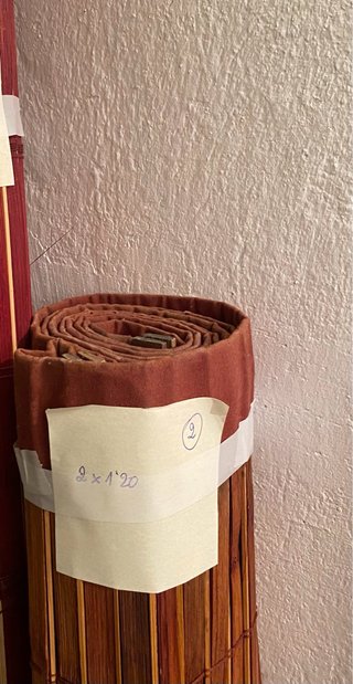 Persiana in legno arrotolabile