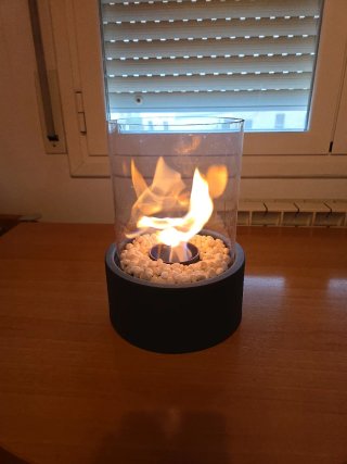 Chimenea de sobremesa de bioetanol