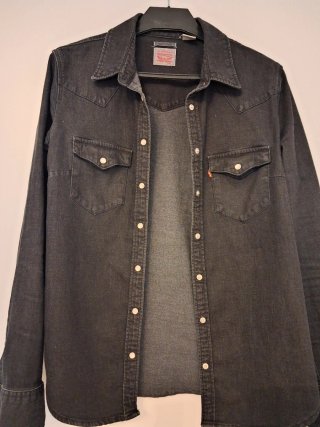 Camisa vaquera levis con corchetes mujer