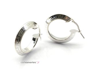 argollas plata 925mm con circonita