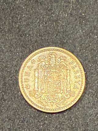Moneda de una peseta 1963 estrella 68