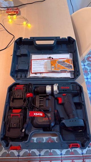 Taladro Atornillador Ronix con Maletín