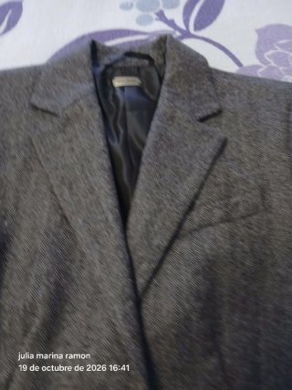 Traje de chaqueta Zara marron talla S
