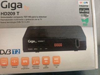 Sintonizador TDT HD GigaTV HD209 T
