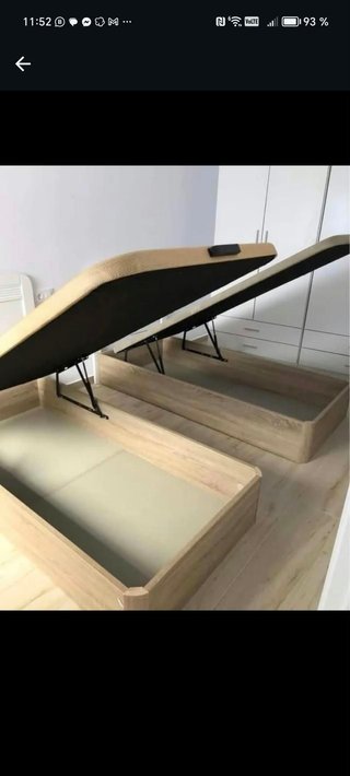 Pack Cama de Pareja con Canapé Abatible