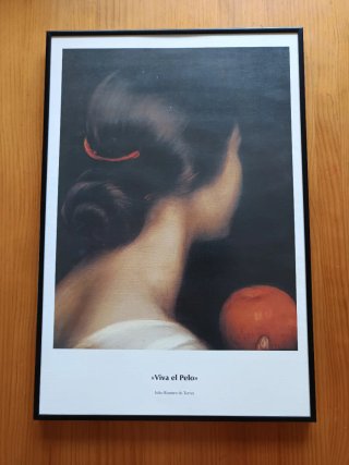 Lámina Viva el Pelo - Julio Romero de Torres