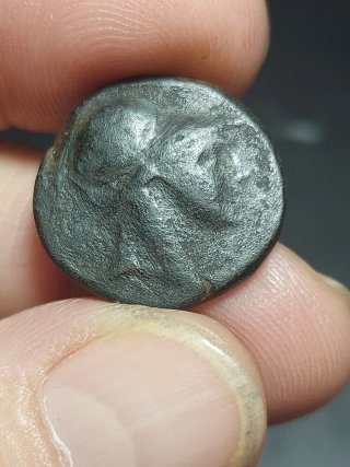 Moneda Griega de Bronce