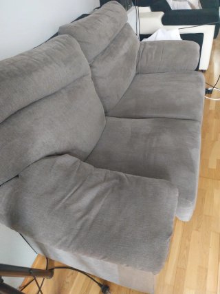 Sofá de 2 plazas gris