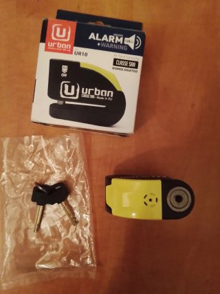 Pinza Antirrobo Urban UR10 con Alarma