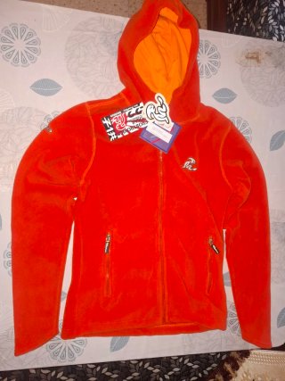 Chaqueta Polar Naranja