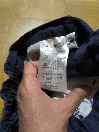 Pantalón de trabajo Worko azul