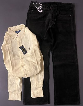 Pack Camisa Polo Ralph Lauren y Pantalón Zara